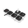 Πολύπριζο 4 Θέσεων LogiLink LPS276U, με 2 Θύρες USB 1.5m Λευκό