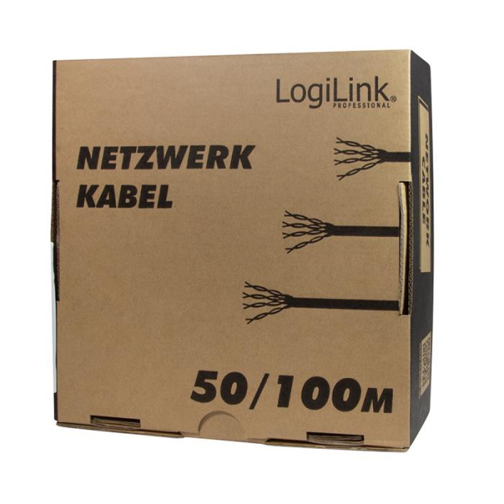 Καλώδιο Δικτύου SF/UTP CAT5 LogiLink CPV0030 50m Γκρι
