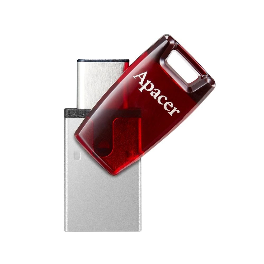 USB Stick Apacer AH180 32GB USB 3.2 Gen 1/USB-C Κόκκινο