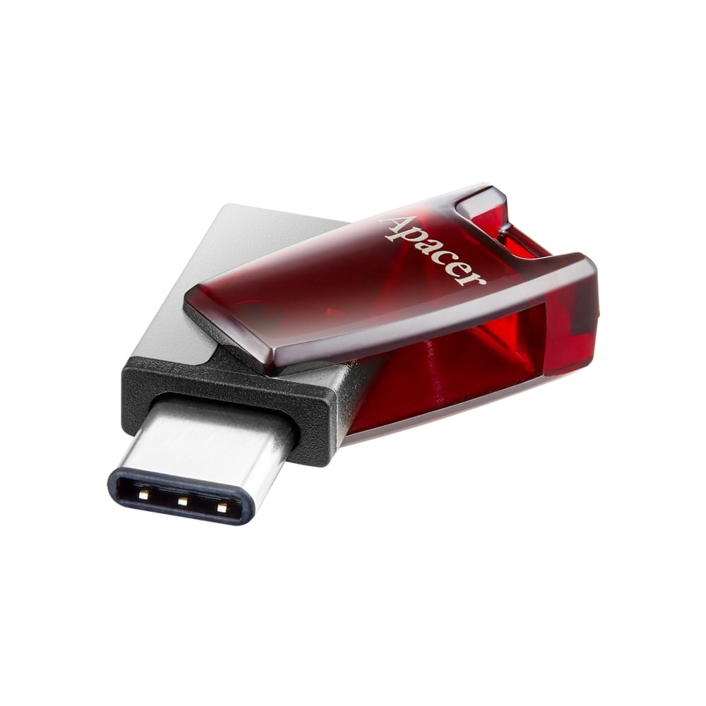 USB Stick Apacer AH180 32GB USB 3.2 Gen 1/USB-C Κόκκινο
