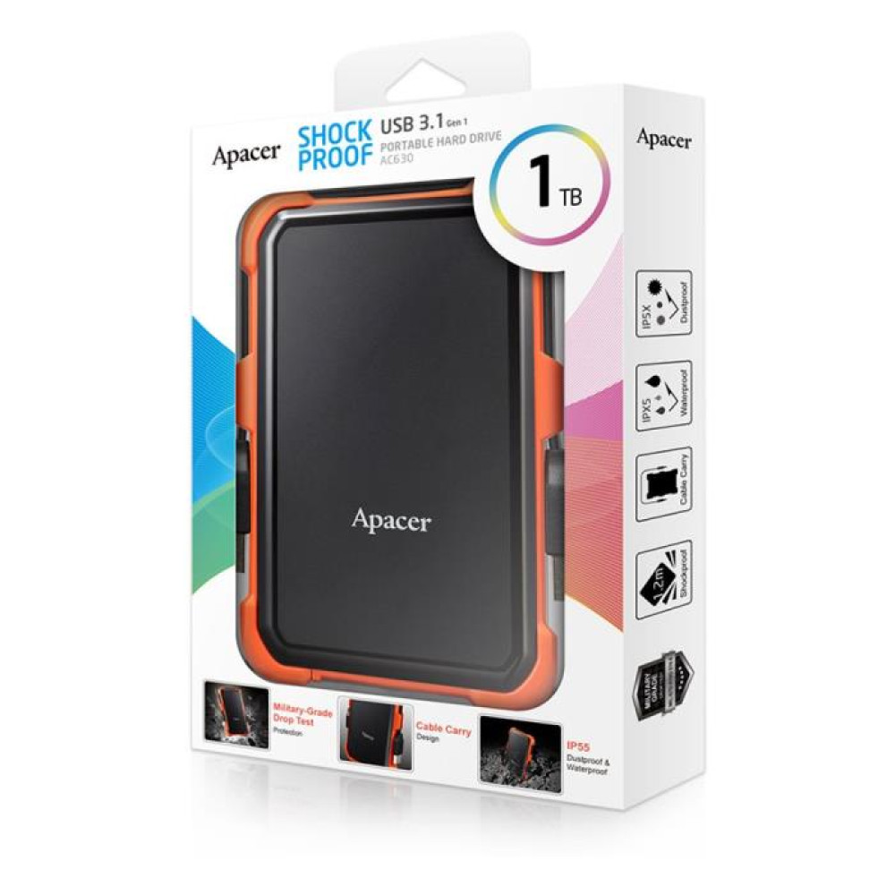 Εξωτερικός Σκληρός Δίσκος 2.5'' Apacer AC630 1TB USB 3.2