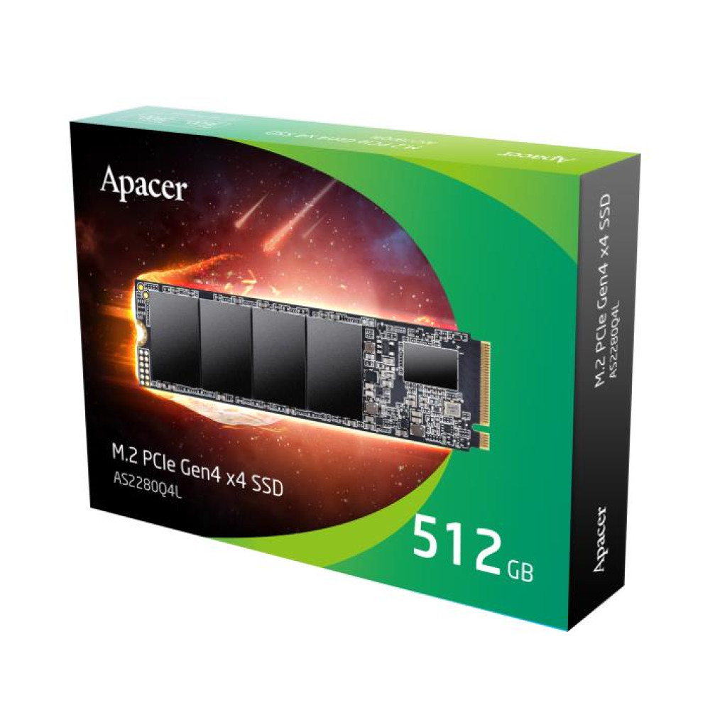 Δίσκος SSD Apacer AS2280Q4L 512GB M.2 NVMe Gen4