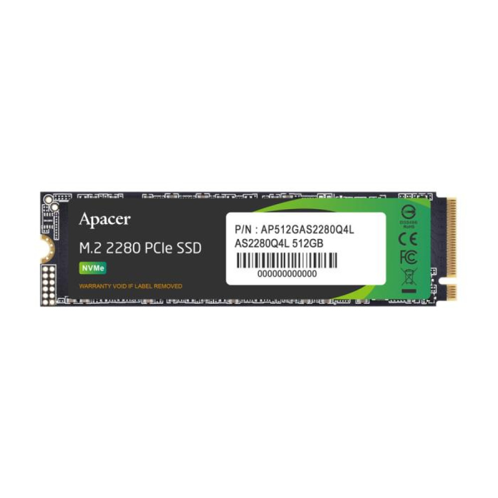 Δίσκος SSD Apacer AS2280Q4L 512GB M.2 NVMe Gen4