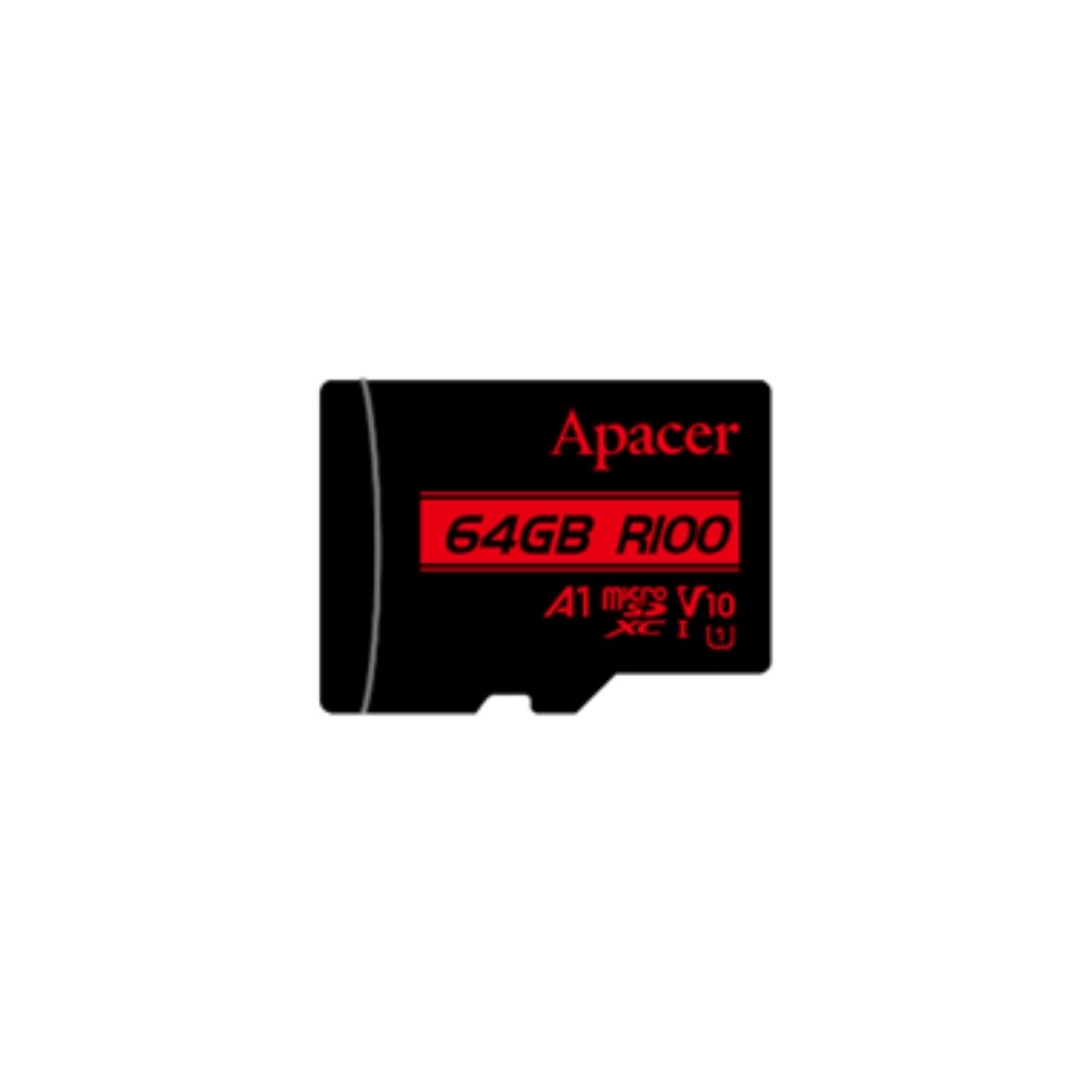 Κάρτα Μνήμης Micro SDHC Apacer R100 64GB UHS-I U1 Class10