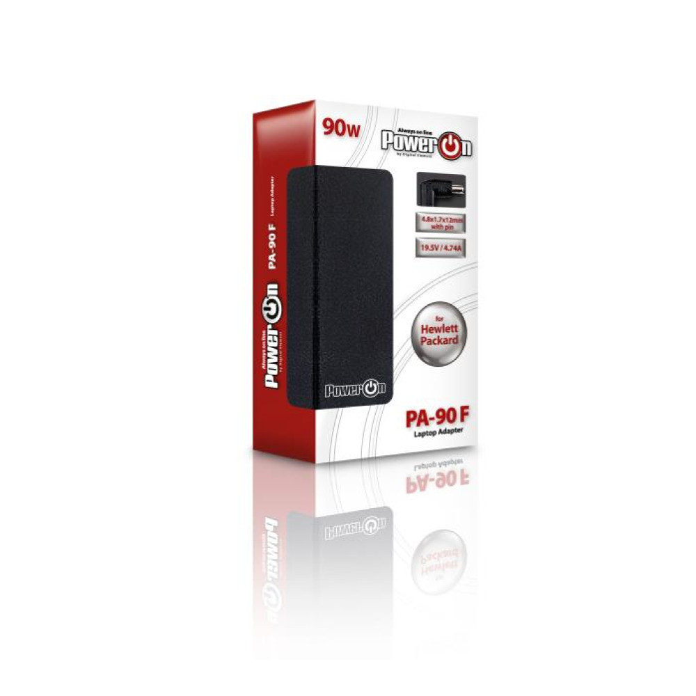 Τροφοδοτικό Notebook Power On για HP 19,5V (4,8 x 1,7 x12) 90W