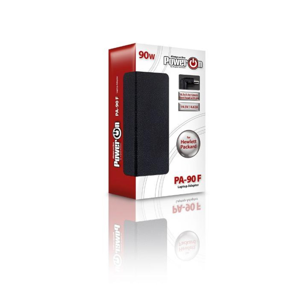 Τροφοδοτικό Laptop Power On για HP 19,5V (4,5 x 3,0 x12) 90W