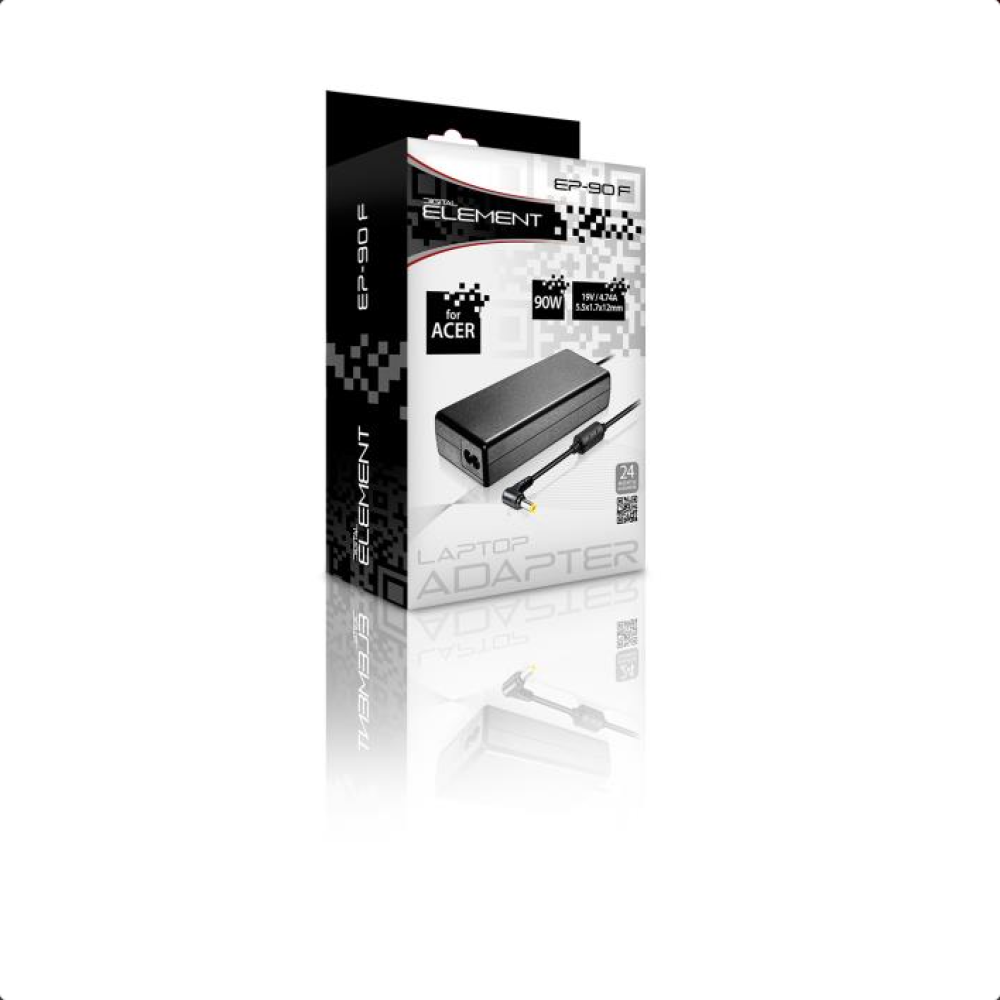 Τροφοδοτικό Laptop 65W Element ACER 19V (3,0x1,1x10)