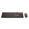 Eνσύρματο Πληκτρολόγιο & Ποντίκι Element KB-145UMS v2.0
