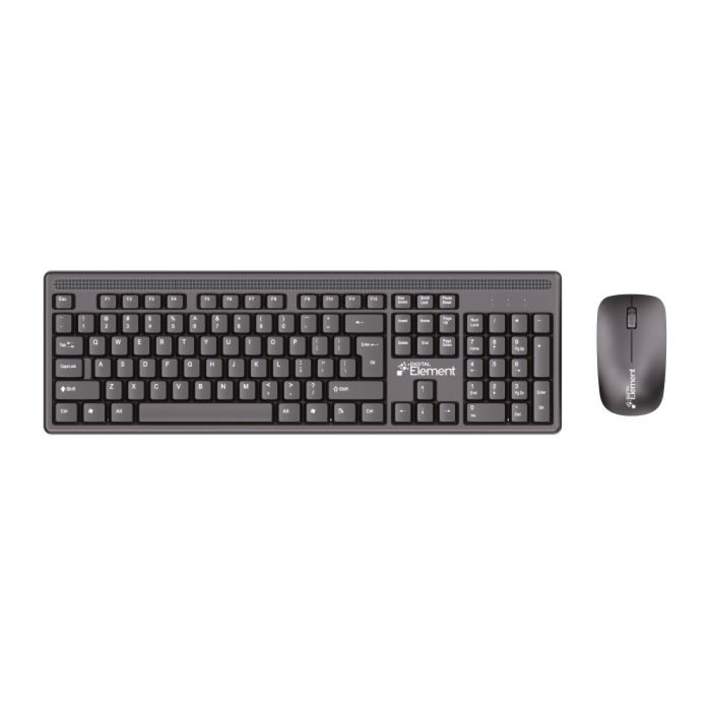 Ασύρματο Πληκτρολόγιο & Ποντίκι Element KB-255WMS v2.0