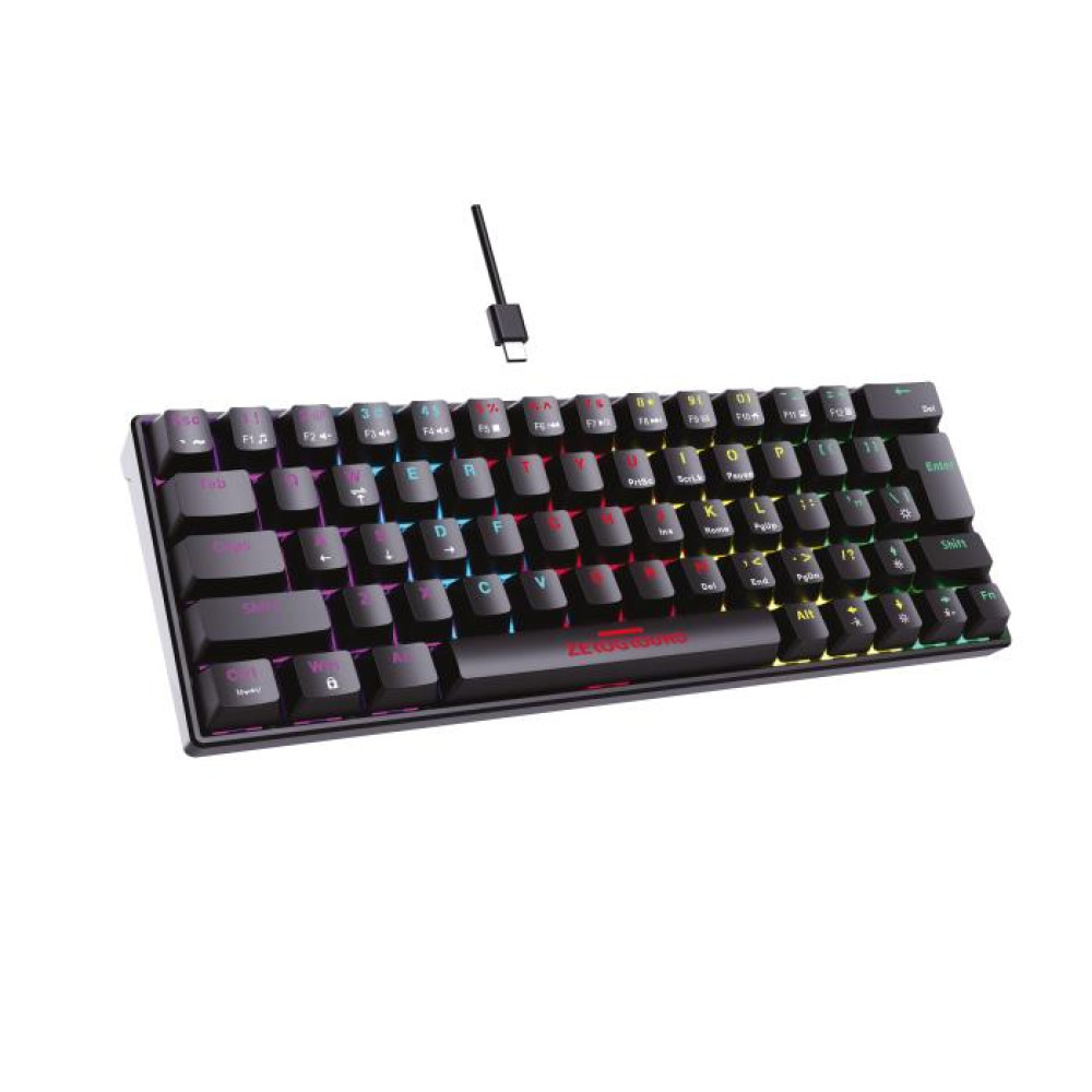 Ενσύρματο Μηχανικό Πληκτρολόγιο RGB Zeroground KB-3600G TORII v2.0