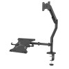 Διπλή Βάση Οθόνης & Laptop/Tablet Focus Mount DLB 921-10LP