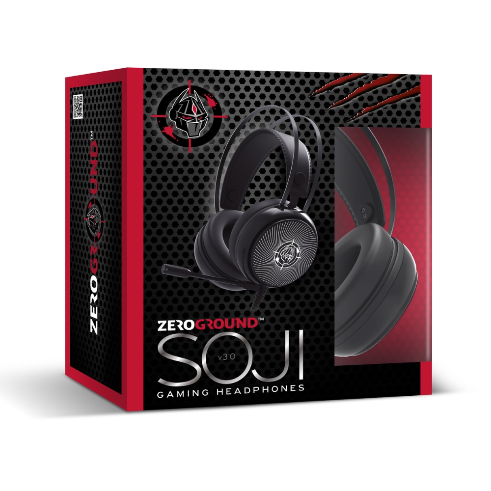 Ακουστικά Κεφαλής Gaming Zeroground HD-3700G SOJI v3.0