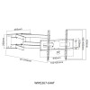 Βάση Τηλεόρασης Επιτοίχια Focus Mount WMS367-64AT 32"-80" έως 60kg