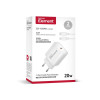 Φορτιστής Σπιτιού GaN PD 20W Element CH-150PD 1 Θέσης, με καλώδιo Lightning PD 27W 1m Λευκό