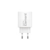 Φορτιστής Σπιτιού GaN PD 30W Element CH-250PD 1 Θέσης, με καλώδιο Lightning PD 27W 1m Λευκό