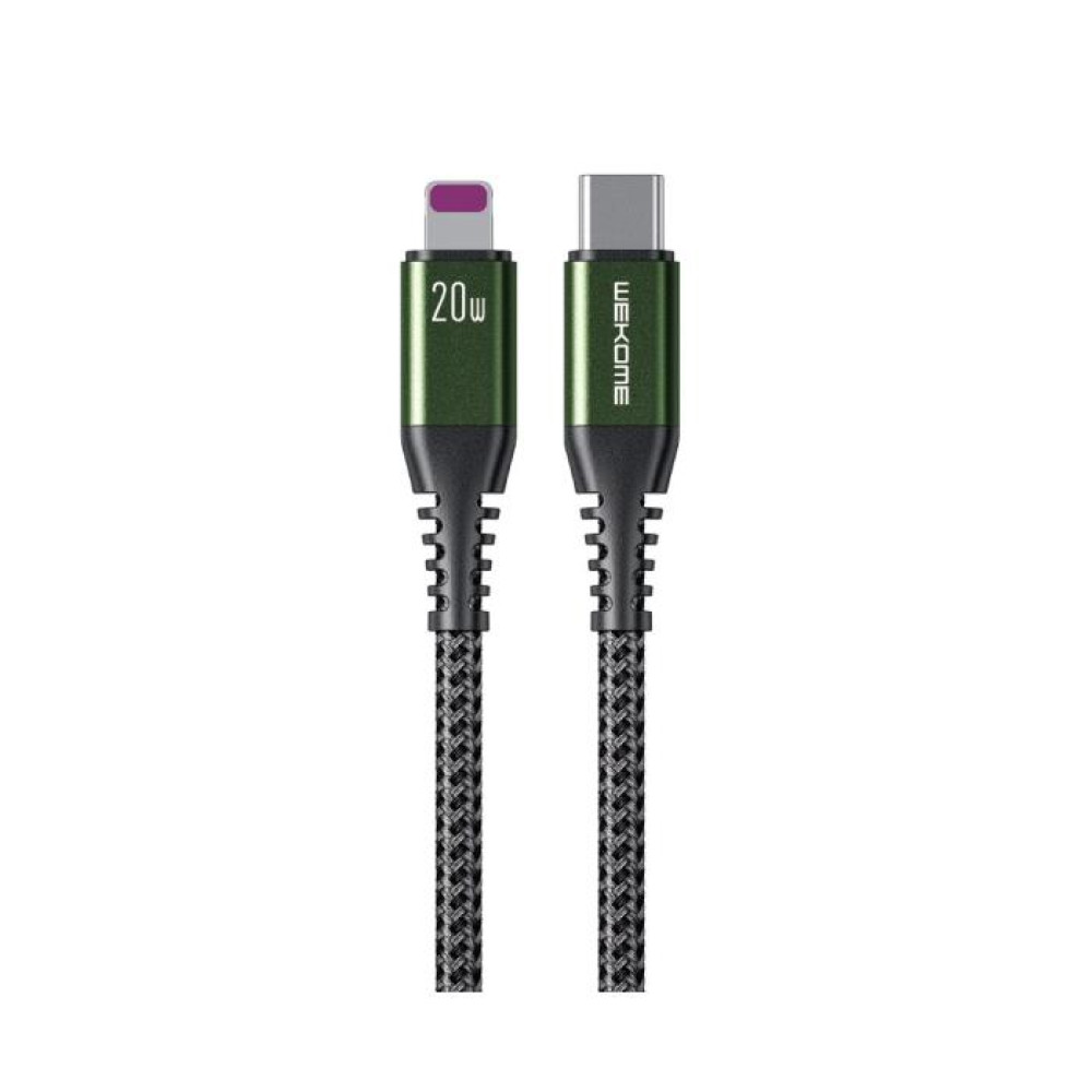 Καλώδιο Φόρτισης WK WDC-171 USB-C σε Lightning PD 20W 1m Μαύρο