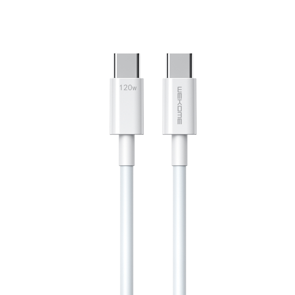 Καλώδιο Φόρτισης WK WDC-175 USB-C σε USB-C PD 120W 1.2m Λευκό