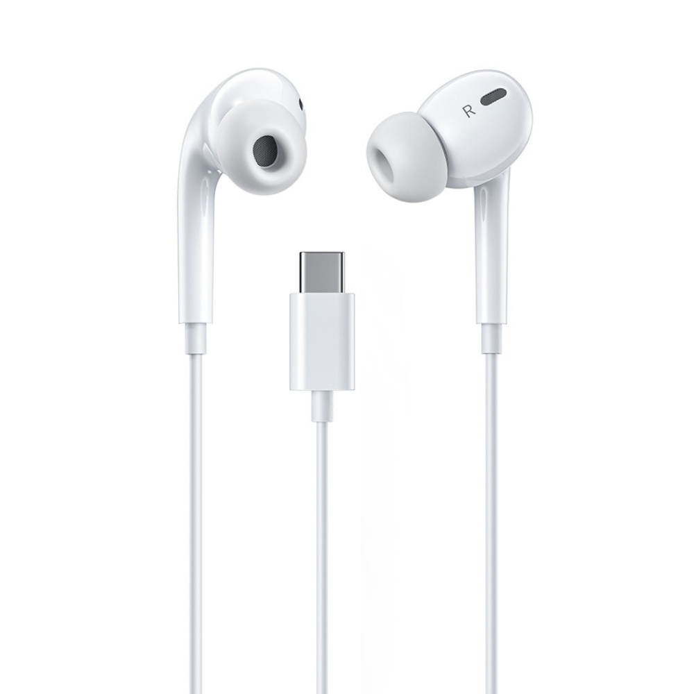 Ακουστικά USB-C WK YB06 Λευκό