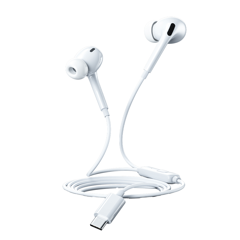 Ακουστικά USB-C WK YB06 Λευκό