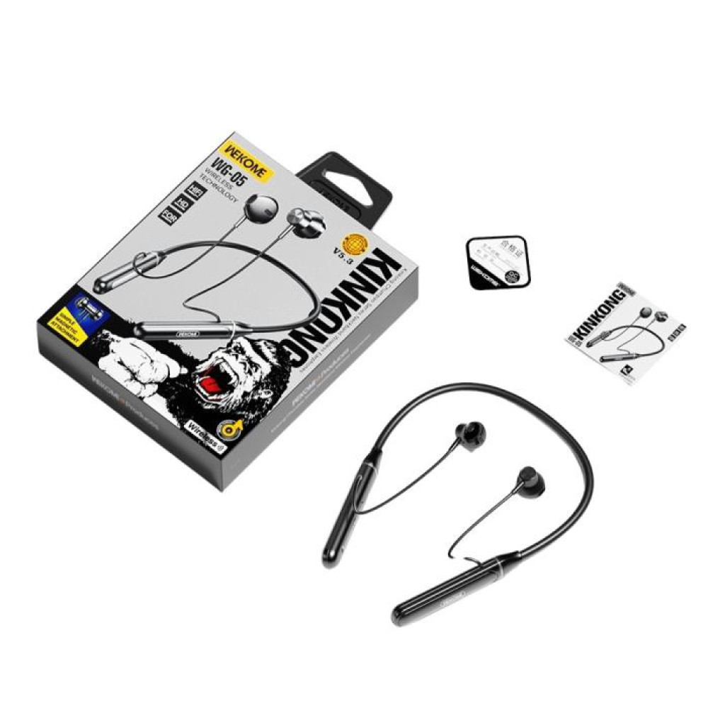 Ακουστικά Neckband BT WK WG-05 Μαύρο