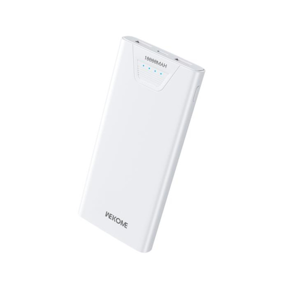 Power Bank 10000mAh 12W WK WP-101 2 Θέσεων Λευκό