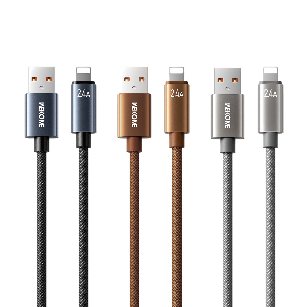 Καλώδιο Φόρτισης WK WDC-63i USB σε Lightning 1.2m Καφέ