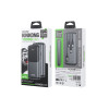 Power Bank 10000mAh PD 22,5W WK WP-65 2 Θέσεων, με καλώδιο USB-C/Lightning/Micro/USB Μαύρο