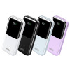 Power Bank 10000mAh PD 22,5W WK WP-65 2 Θέσεων, με καλώδιο USB-C/Lightning/Micro/USB Μαύρο