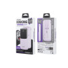 Power Bank 10000mAh PD 22,5W WK WP-65 2 Θέσεων, με καλώδιο USB-C/Lightning/Micro/USB Μωβ