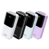 Power Bank 20000mAh PD 22,5W WK WP-66 2 Θέσεων, με καλώδιο USB-C/Lightning/Micro/USB Μαύρο