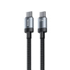 Καλώδιο Φόρτισης WK WDC-98 USB-C to USB-C PD 65W 1m Μαύρο