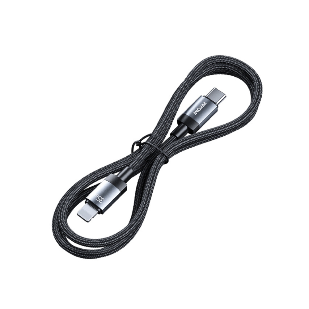 Καλώδιο Φόρτισης WDC-99 USB-C to Lightning PD 35W 1m Μαύρο