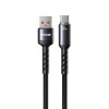 Καλώδιο Φόρτισης με LED WK WDC-C13a USB σε USB-C PD 88W 1.2m Μαύρο