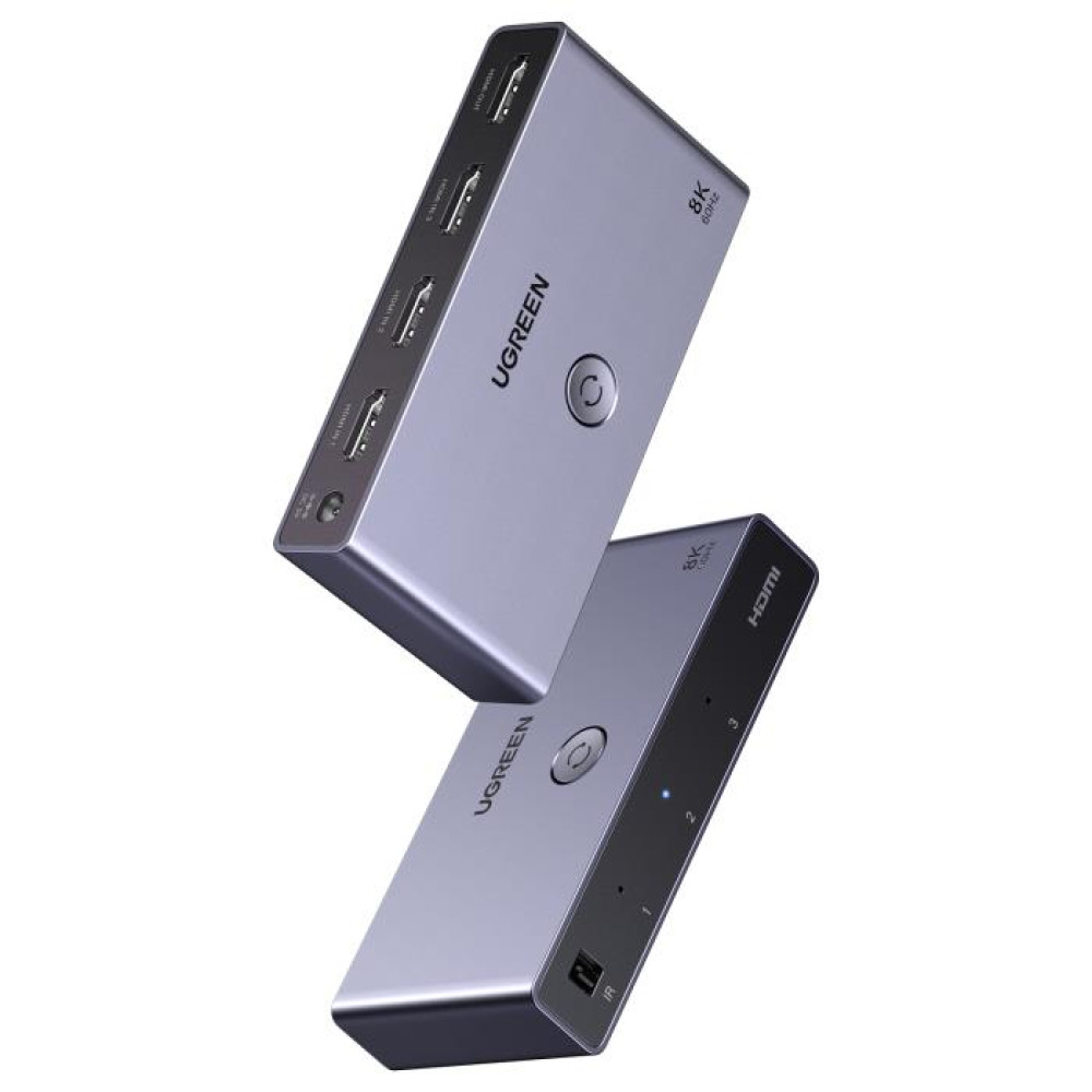 HDMI Switch 3 Θέσεων 8K/60Hz UGREEN CM624 15604, με USB τροφοδοσία