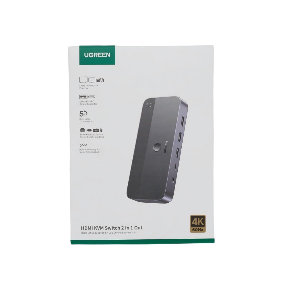 KVM Switch 2 θέσεων USB/HDMI UGREEN CM664 15707