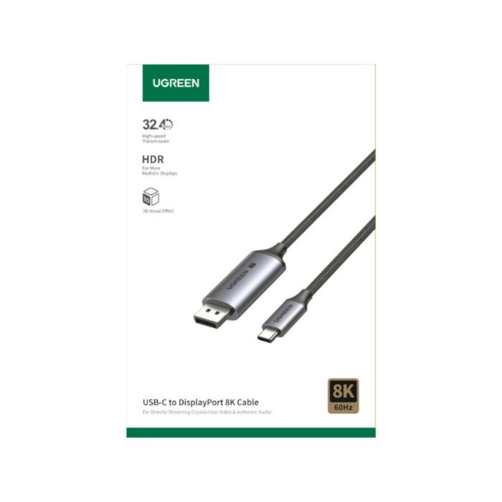 Καλώδιο USB-C to DP M/M 8K/60Hz UGREEN CM556 25157 1m