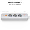 Πολύπριζο Ασφαλείας 6 Θέσεων GaN PD 30W UGREEN CD286 25357 2m