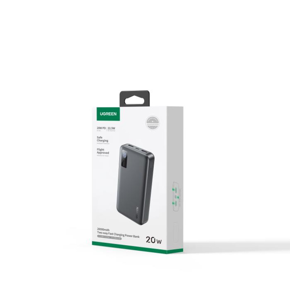Power Bank 20000mAh PD 20W UGREEN PB312 25683 3 Θέσεων