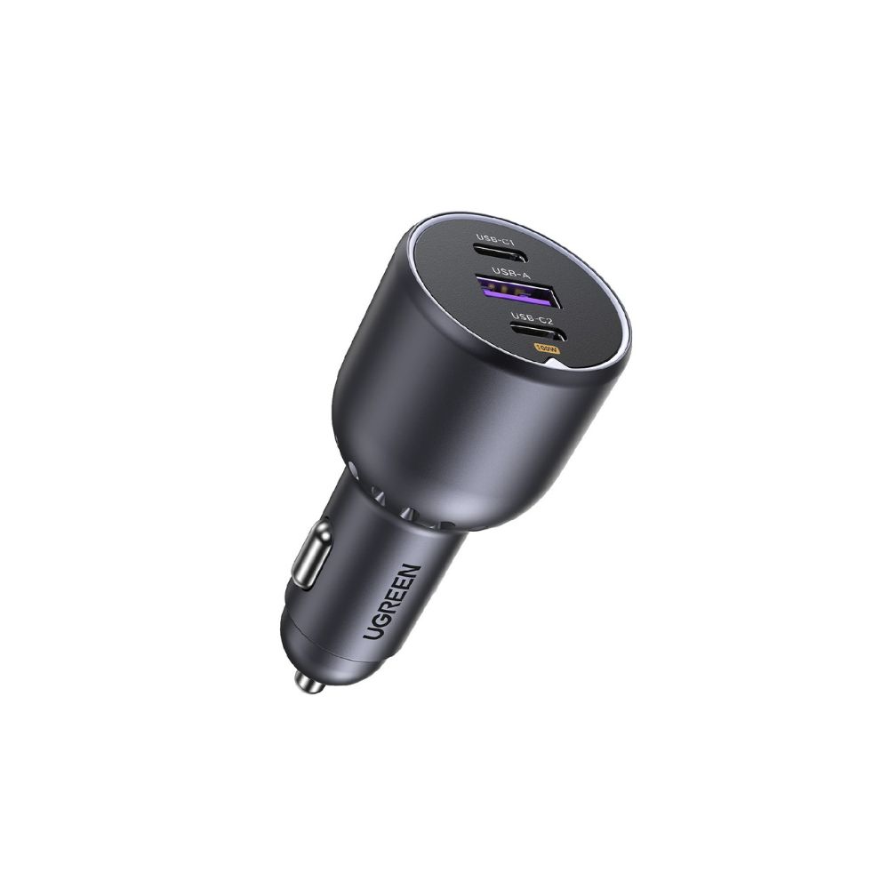 Φορτιστής Αυτοκινήτου PD 130W UGREEN EC705 35025 3 Θέσεων Γκρι