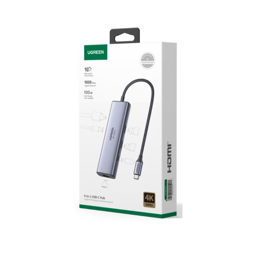 USB-C Docking Station 6 σε 1 UGREEN CM512 45000