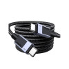 Καλώδιο Φόρτισης UGREEN 45065 USB-C σε USB-C PD 100W 3m Γκρί