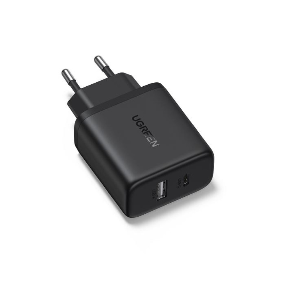 Φορτιστής Σπιτιού PD 20W UGREEN X227 45302 2 Θέσεων Μαύρο