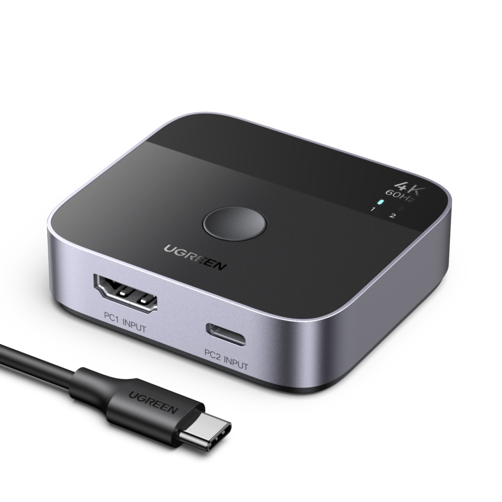 HDMI/USB-C Switch 2 θέσεων 4K/60Hz UGREEN AW503 55452