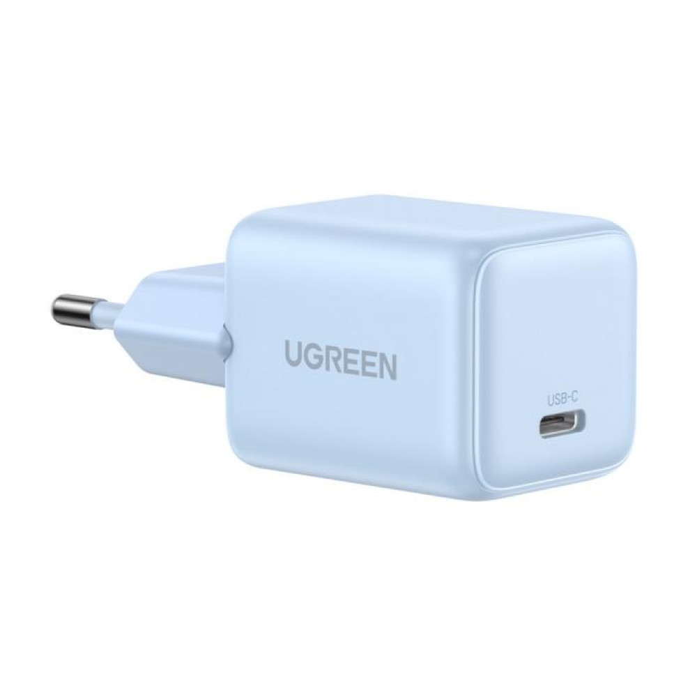 Φορτιστής Σπιτιού GaN PD 20W UGREEN X512 55555 1 Θέσης Μπλέ