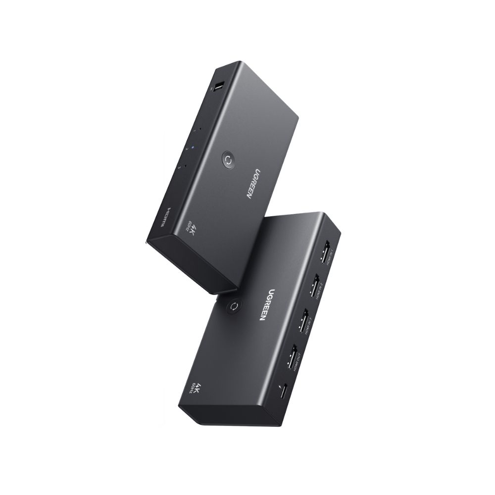 HDMI Switch 3 Θέσεων 4K/60Hz UGREEN AW504 55857, με USB-C τροφοδοσία