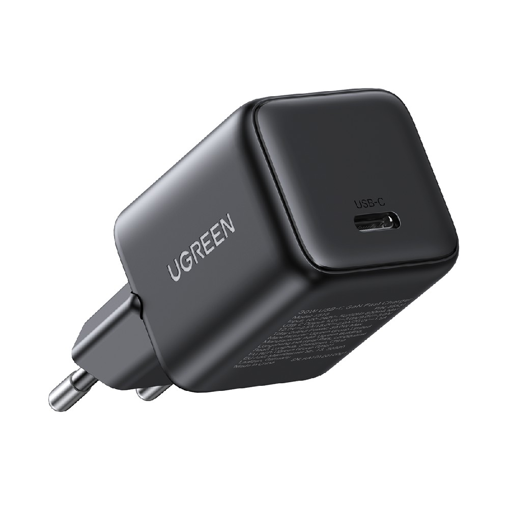 Φορτιστής Σπιτιού GaN PD 30W UGREEN X513 65007 1 Θέσης Μαύρο