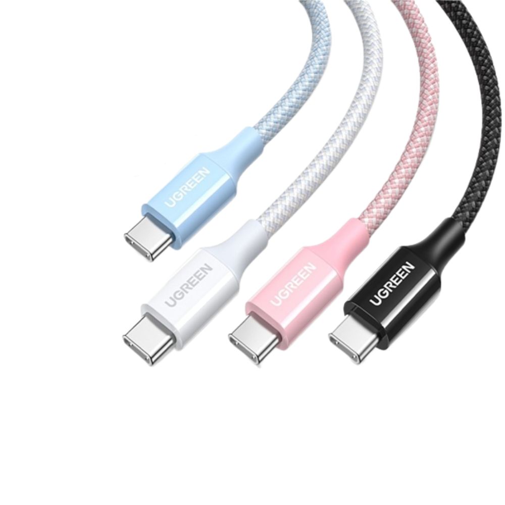 Καλώδιο Φόρτισης UGREEN L502 65251 USB-C σε USB-C PD 100W 1m Ροζ
