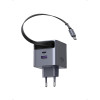 Φορτιστής Σπιτιού GaN PD 45W UGREEN X614 65822 2 Θέσεων, με καλώδιο USB-C 45W Γκρι