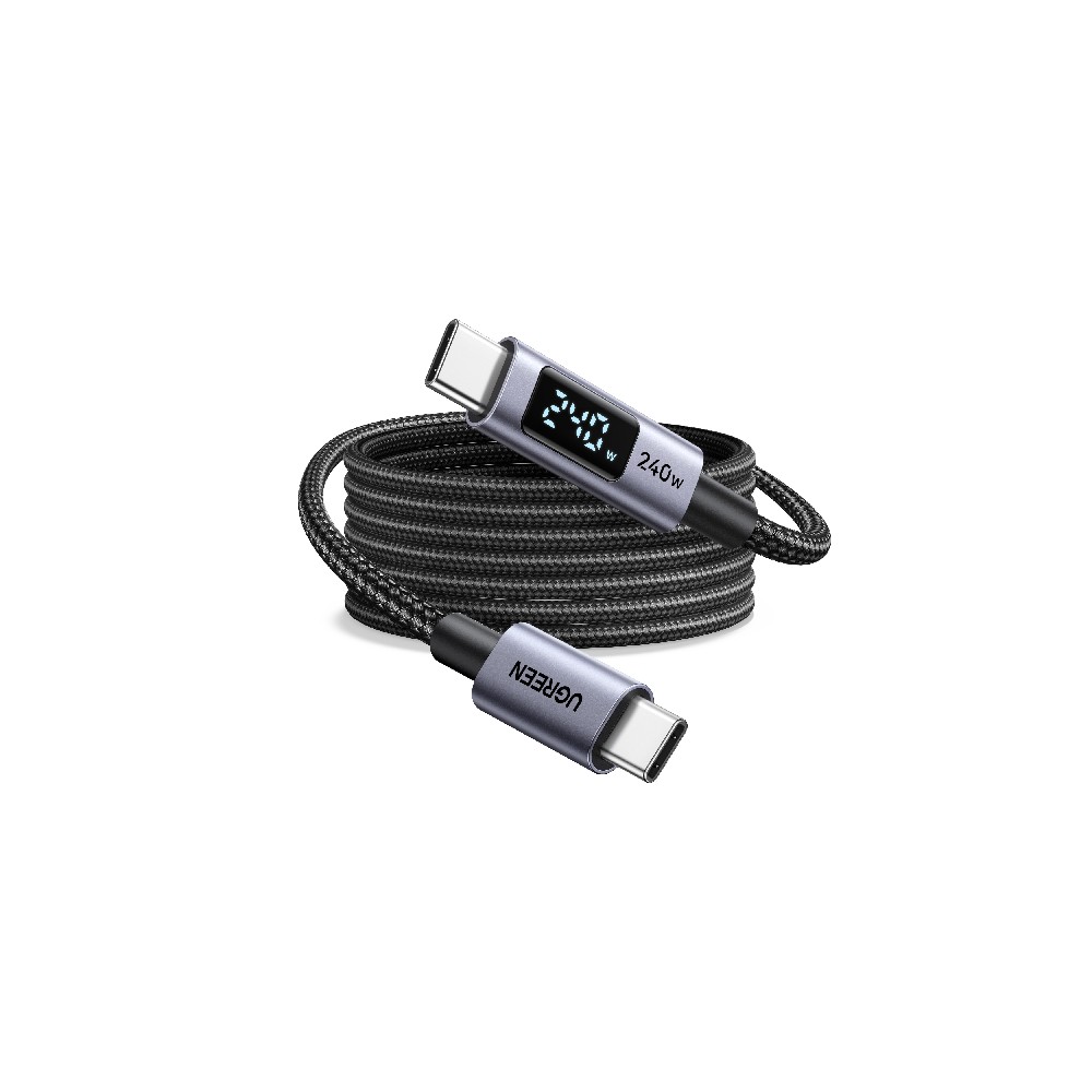 Καλώδιο Φόρτισης UGREEN L530 65867 USB-C σε USB-C PD 240W 2m Μαύρο