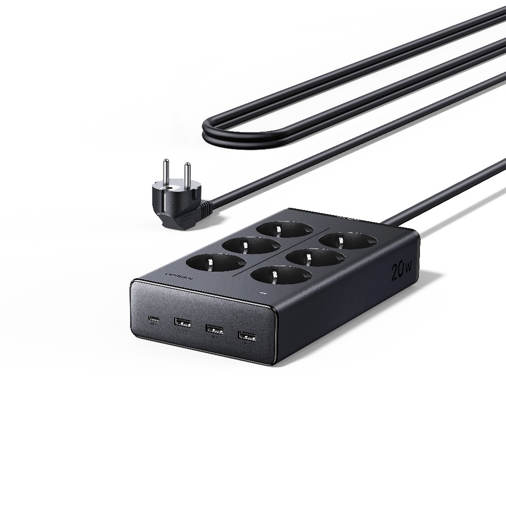 Πολύμπριζο 6 Θέσεων GaN PD 20W UGREEN S622 75141 1.5m
